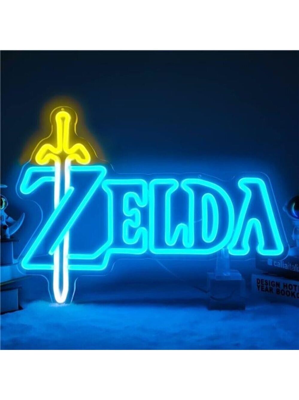 Zelda LED Neon Light Game Sign Room Decor Nintendo Classic Retro NES Sword NEW